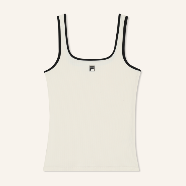 Fila MAIANO slim logo rib tank top 