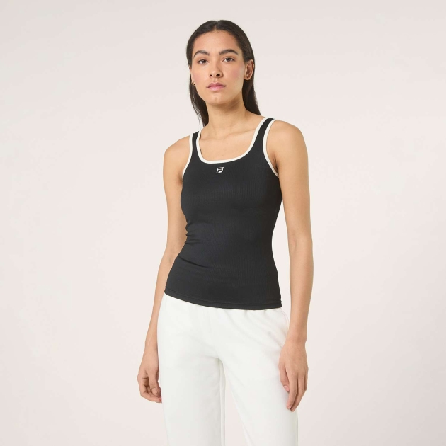 Fila MAIANO slim logo rib tank top 