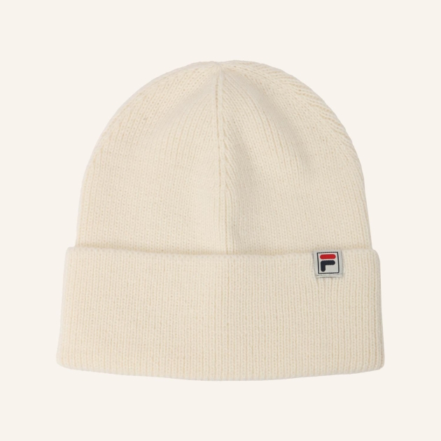 Fila MILANO mid height logo knit beanie 