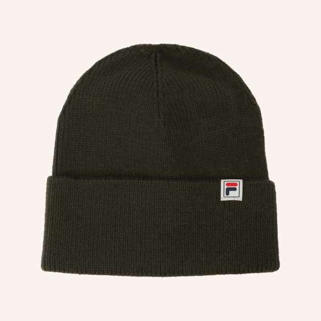 Fila MILANO mid height logo knit beanie 