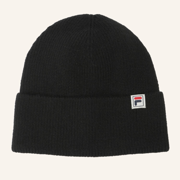 Fila MILANO mid height logo knit beanie 