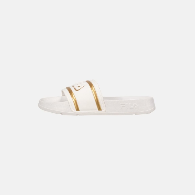 Fila MORRO BAY LOGO slipper wmn white-gold 