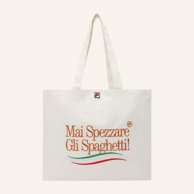 Fila NAVIGLI graphic canvas shopper 