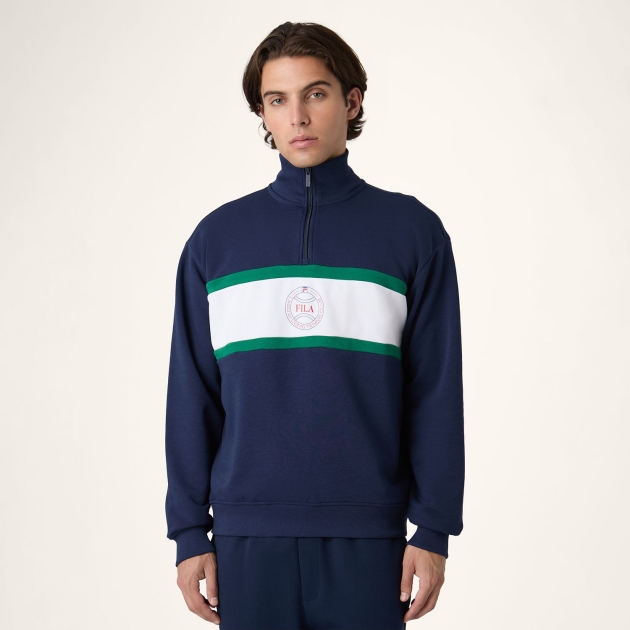 Fila PARELLA loose half-zip sweatshirt 