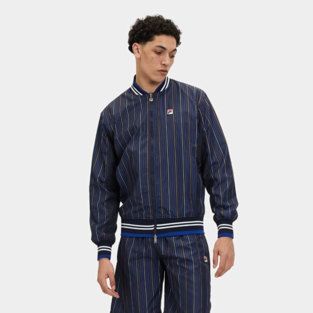 Fila PINSTRIPE WOVEN SETTANTA JACKET blue 