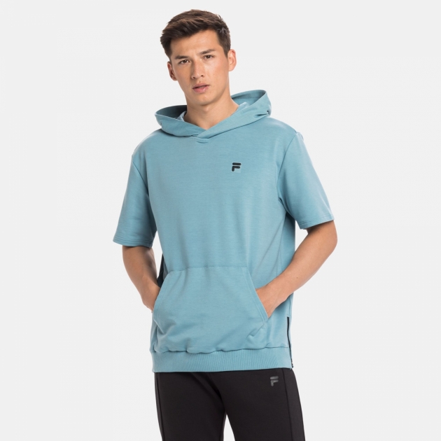 Fila Rafah Short Sleeve Hoody adriatic-blue 