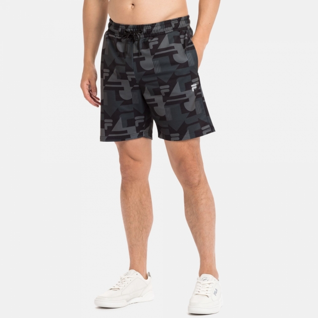 Fila Riwine AOP Regular Shorts black-beauty-aop 