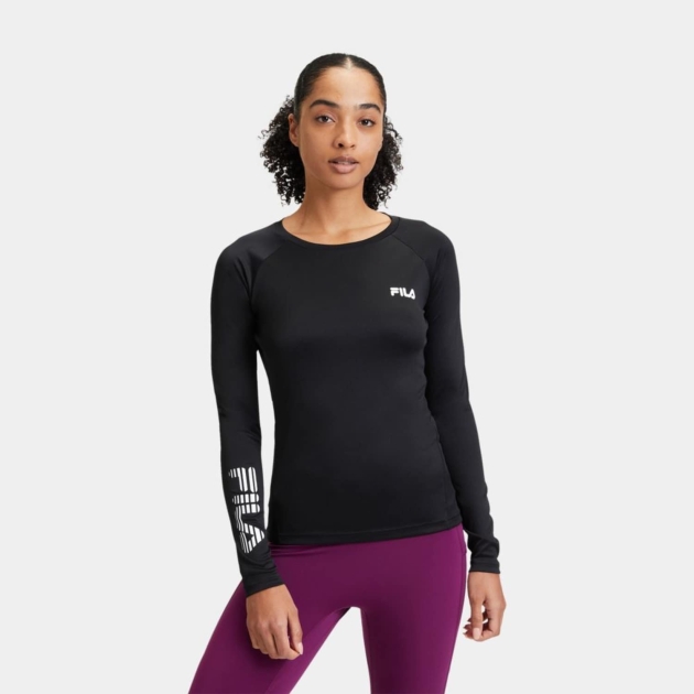 Fila ROBBIATE running shirt Black 