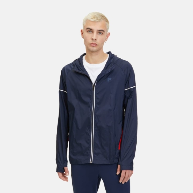 Fila RUFFANO packable running jacket black iris 