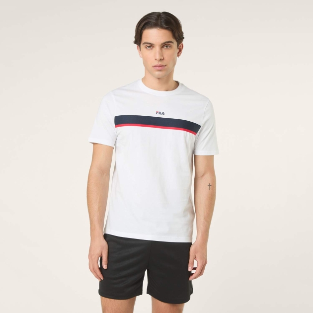 Fila SAGANO regular taped t-shirt 