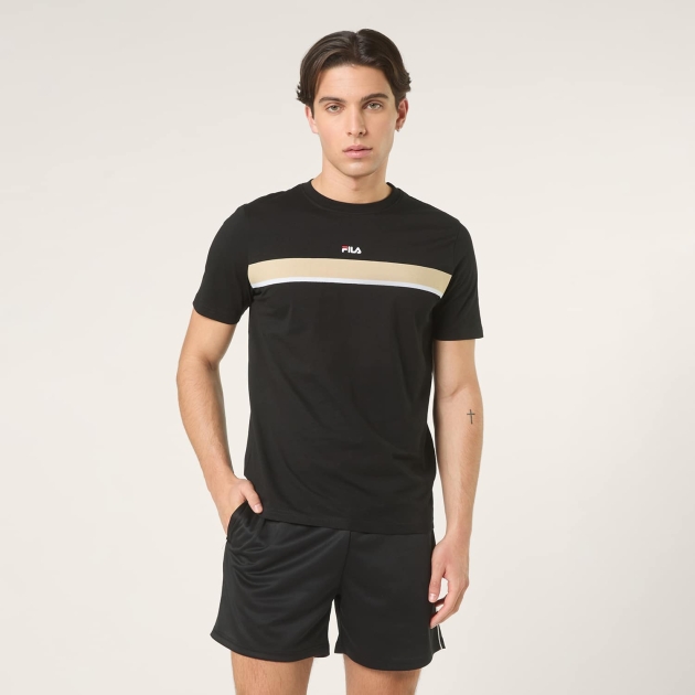 Fila SAGANO regular taped t-shirt 