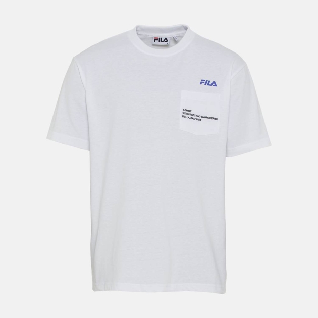 Fila Short sleeves t-shirt with chest pocket white 