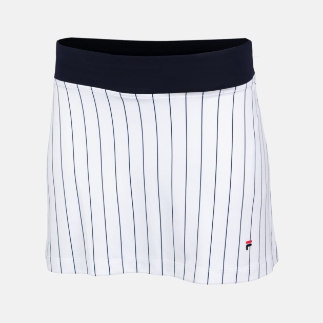 Fila Skort Anna white-navystripes 