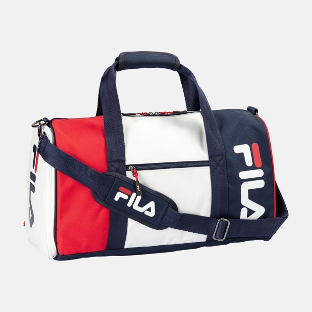 Fila Sporty Duffel Bag navy blue red FILA Official