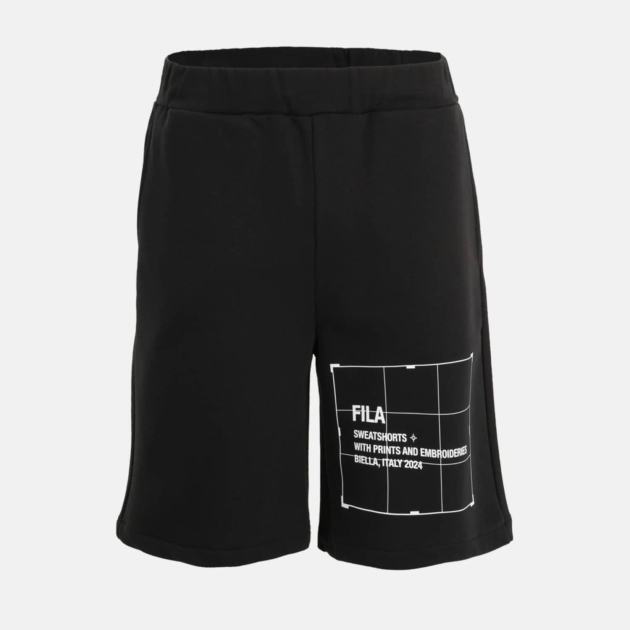 Fila Sweatshorts with size pockets and transfer detail black 