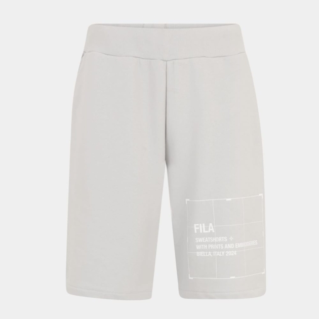 Fila Sweatshorts with size pockets and transfer detail grey 