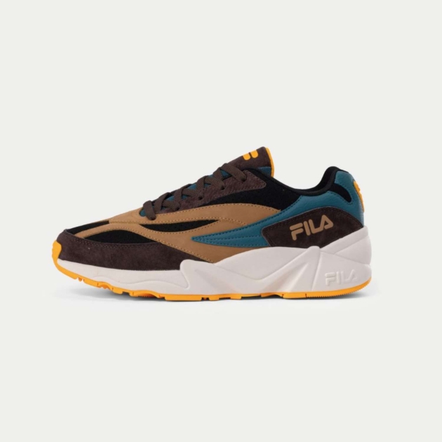 Fila V94M S Men Coffee bean-bright marigold 