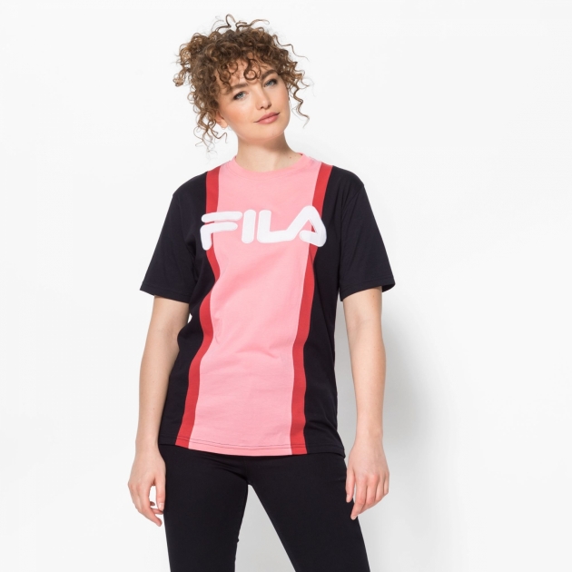 Fila Victorie Large Logo Color Block Tee 