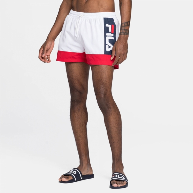 Fila Yumma Swim Shorts white 