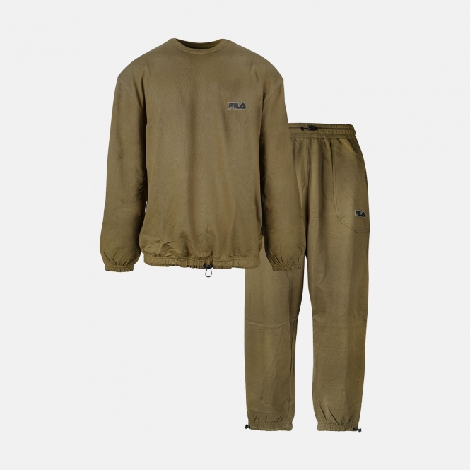 Fila Brushed Cotton Fleece Pyjama black black FILA Official