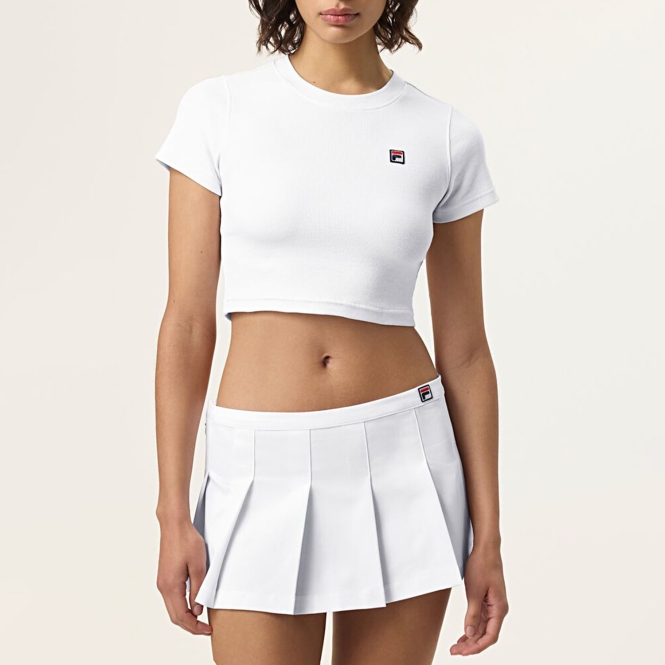 ■FILA■ Tennis Life Crop T-shirtFS2RSF2361FINA 1100FS2RSF23 Buy Fila Women S TenniS Life New Crop Collar T ShirT Ina at