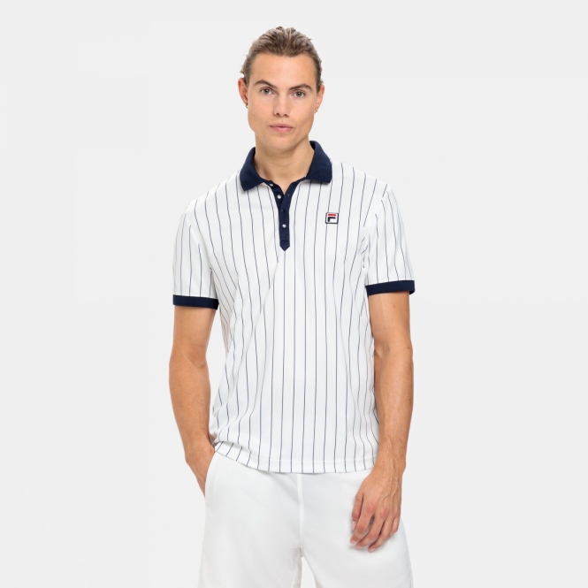T shirt fila blanc rayé sale