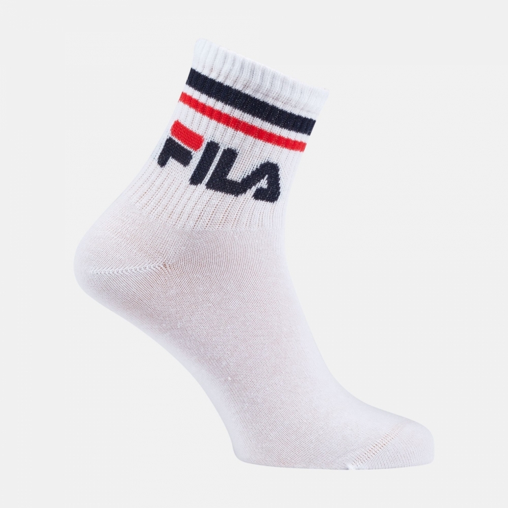 Fila 3 Pairs Unisex Quarter Socks white - white | FILA Official | Sportsocken
