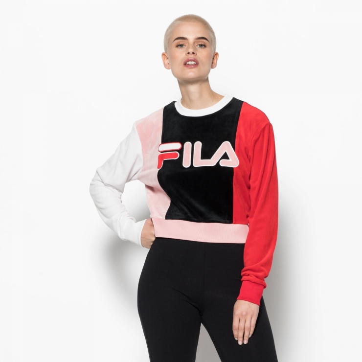fila sweater crop