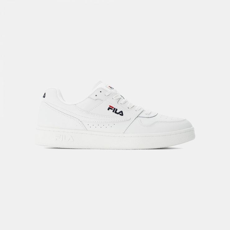 fila arcade low white