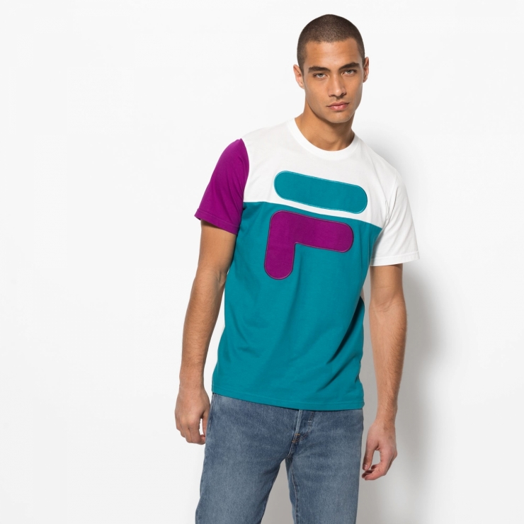 fila color block shirt