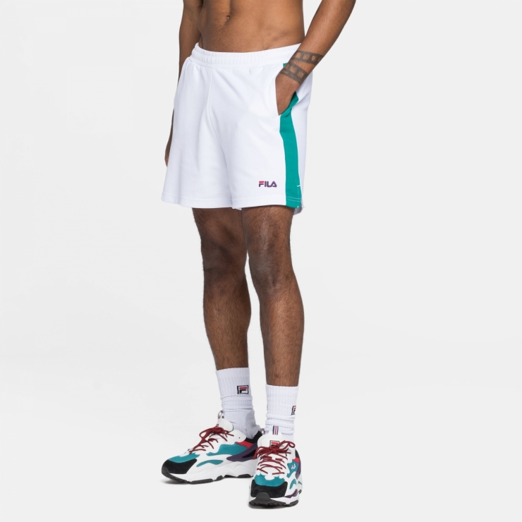 fila shorts white