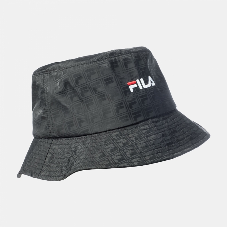 bucket hat fila black