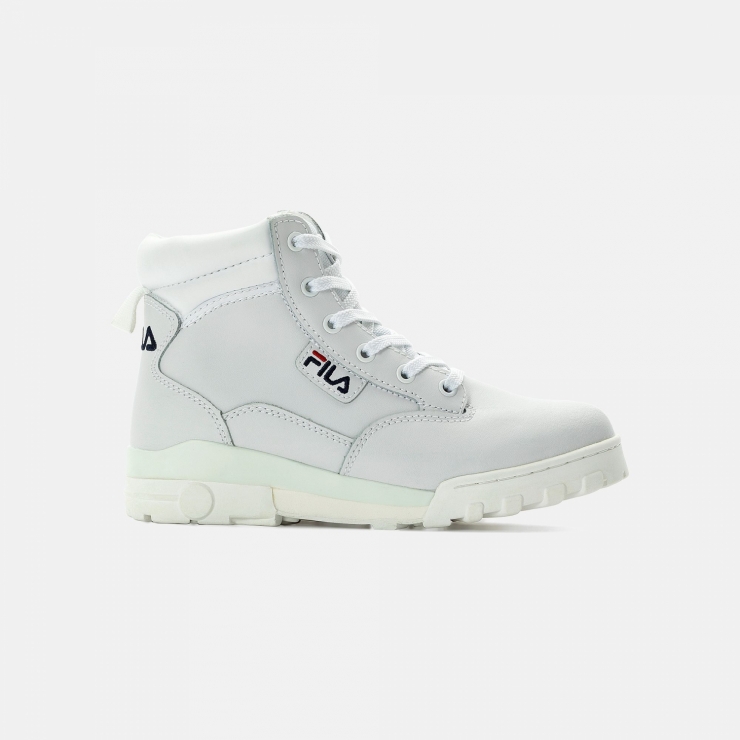 Fila grunge boots on sale white
