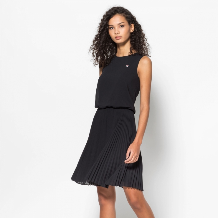black fila dress