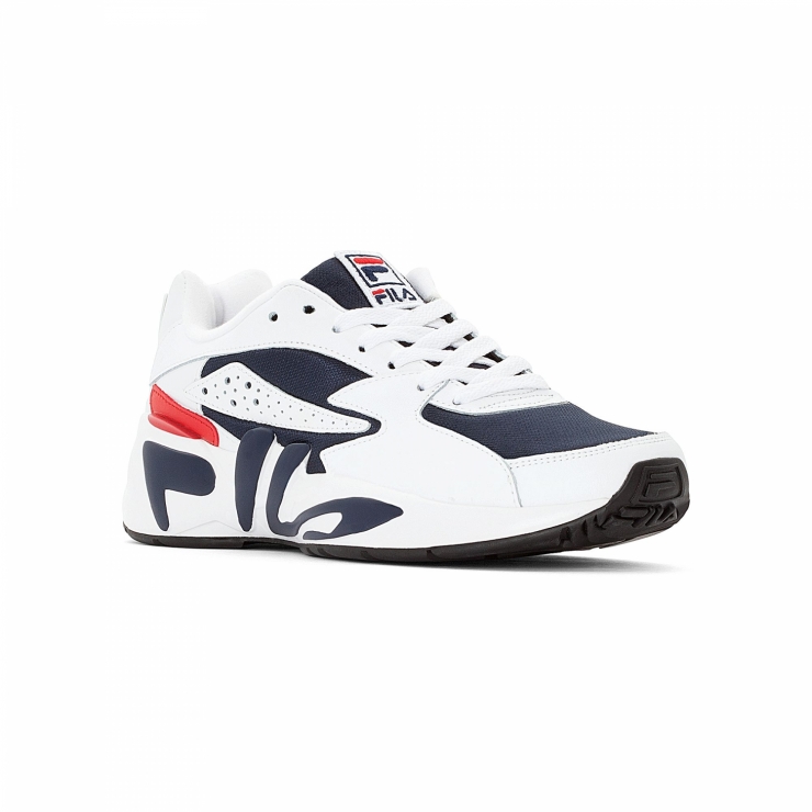 fila white red and blue