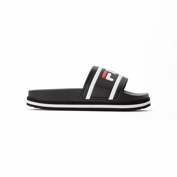 Fila Morro Bay Zeppa Wmn black-stripe - black | FILA Official