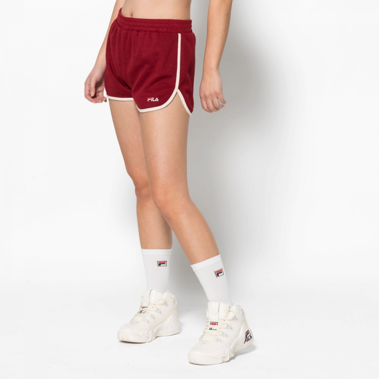 red fila shorts