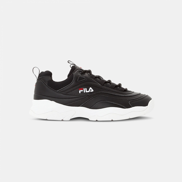 fila ray black and white