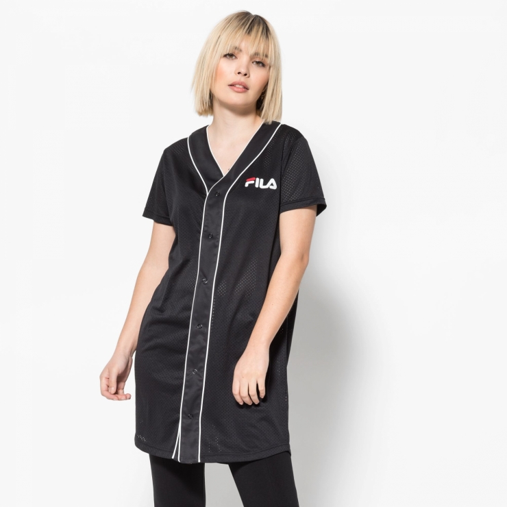 black fila dress