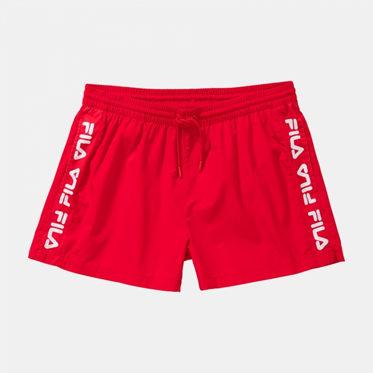 red fila shorts