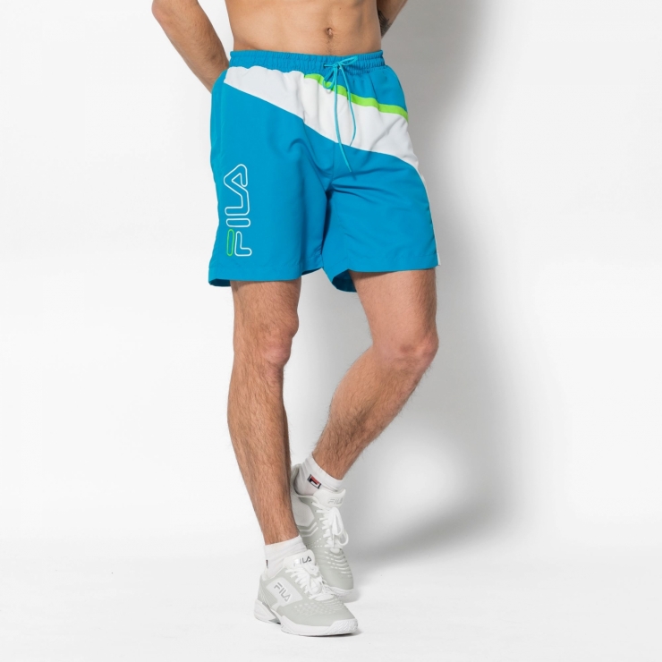fila blue shorts