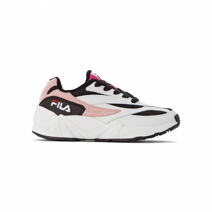 black and pink fila shoes