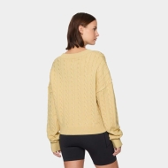 Fila BASELINE CHUNKY V-NECK SWEATER Beige Bild 2