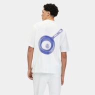 Fila Boxy fit short sleeves t-shirt with frying pan graphic white Bild 2
