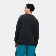 Fila Crewneck sweatshirt with kangaroo pocket and contrast stitch black Bild 2