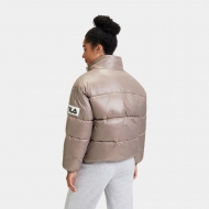 Fila LEPE shiny puffer jacket Taupe Bild 2