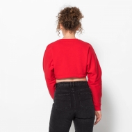 Fila Lucie Crop Raw Hem Sweatshirt red Bild 2