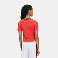 Fila LUDHIANA V-neck tee true red Bild 2