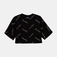 Fila Teens Girls Jamuta AOP Wide Cropped Tee Bild 2