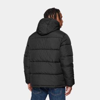 【FILA】detachable hooded padding jacket★送料・関税込 Fila BENSHEIM padded jacket black - black | FILA Official